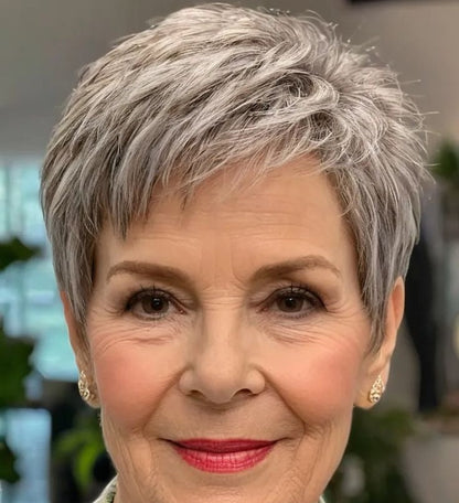 Summer Breathable Short Hair Topper for Thinning Hair