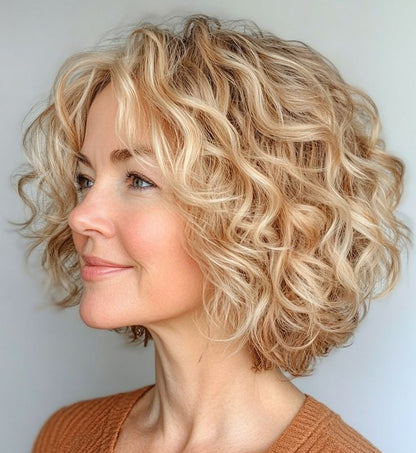 Luxury Curly Hair Toppers for Women with Thinning Hair