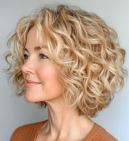New High quality Curly Hair Toppers for Women with Thinning Hair