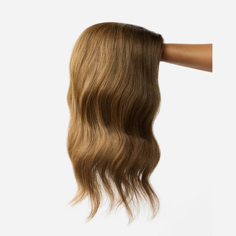 3*6 inches Straight Hair Toppers With Root 100% Remy Human Hair Topper With Bangs