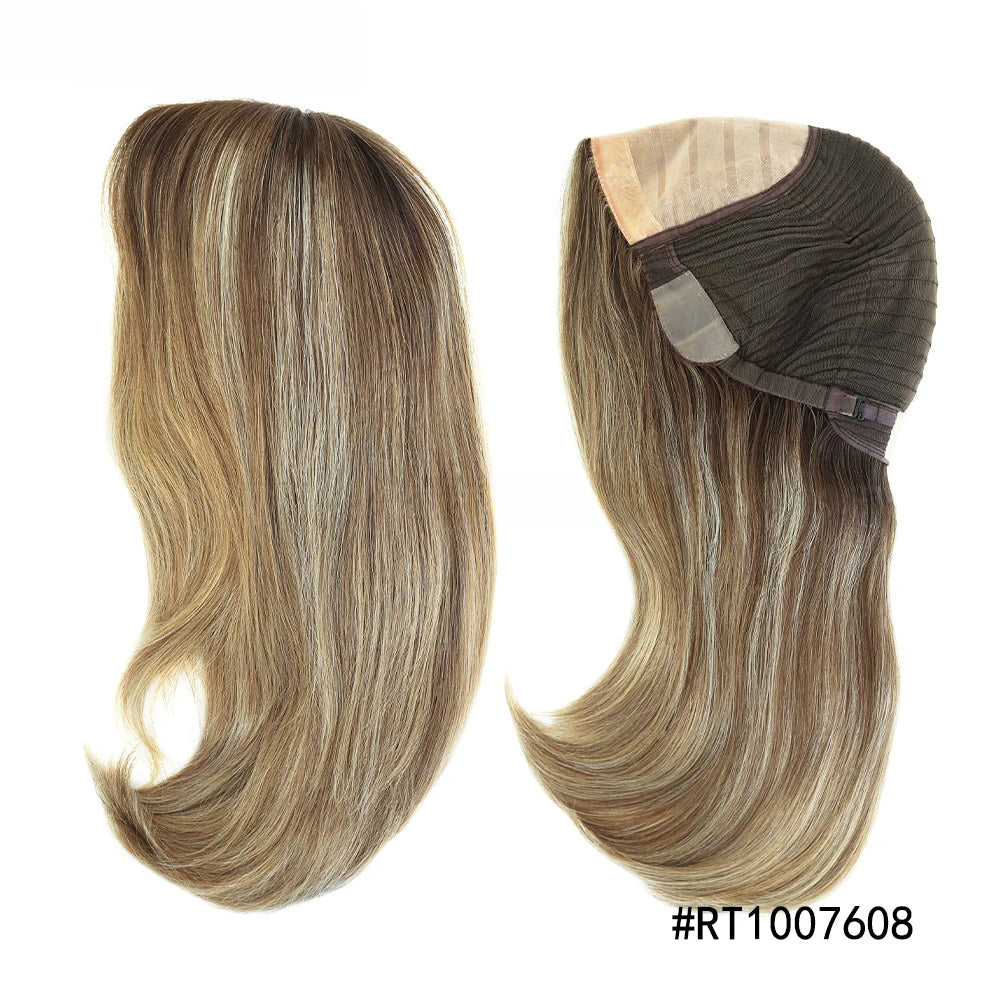12.5 Inches Silk Top Wig Straight Women Remy Human Hair Wigs