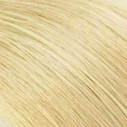 Human Hair Weft Sew In Extensions Platinum Blonde (#60)