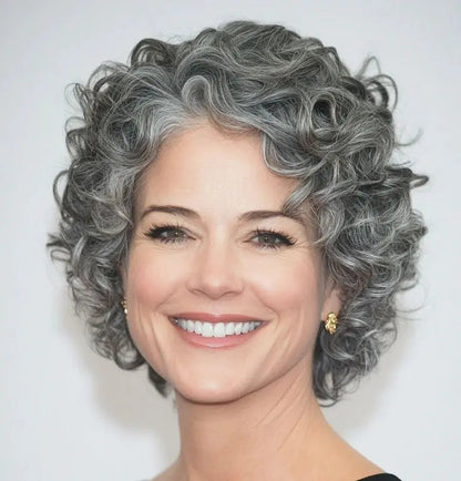 2025 New Curly Hair Toppers for Women with Thinning Hair-Cover Grays, Boost Volume - VIVACROWN