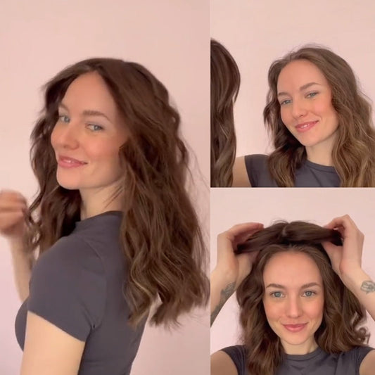 🔥2025 Hot Sale Natural Wavy Hair Topper Perfect Women  thinning hair