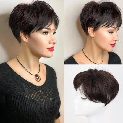 Summer Hot Sale Breathable Short Hair Topper for Thinning Hair