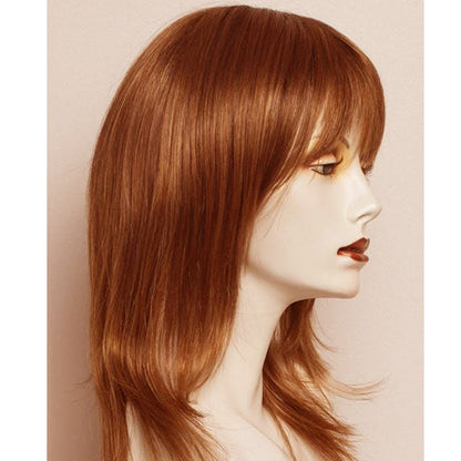 8-16 Inch 4 Clips Natural Hair Toppers with Bangs for Women Adding Hair Volume