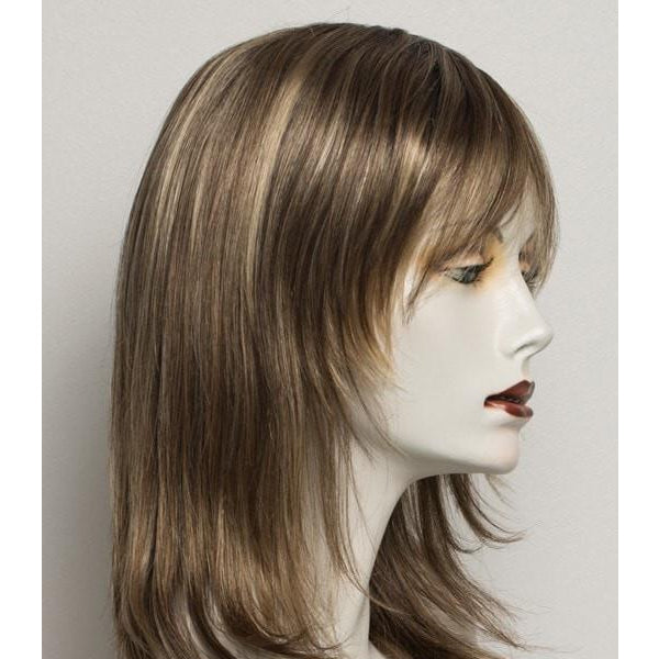 18-24 Inch 4 Clips Natural Hair Toppers with Bangs for Women Adding Hair Volume