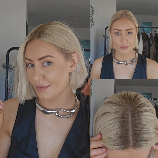 2025 Hot Sale Straight Hair Topper for Women,Comfortable with good breathability