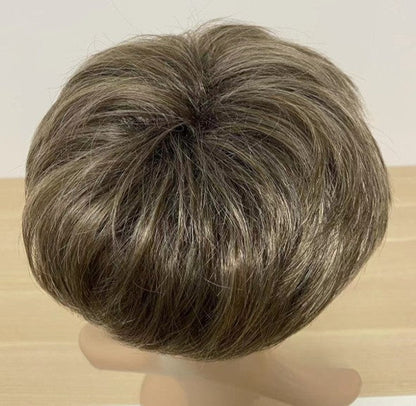 Seamless Pixie Cut Hair Topper — Volumizing Crown Hairpiece
