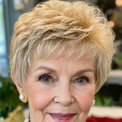 Summer Breathable Short Hair Topper for Thinning Hair