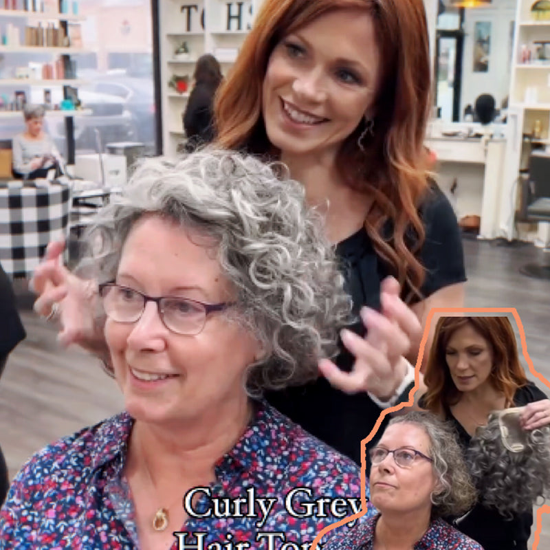 Luxury Curly Hair Toppers for Women with Thinning Hair