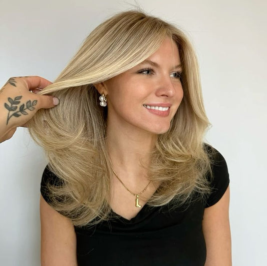 Summer Breathable Natural Straight Hair Topper For Women With Thinning Hair