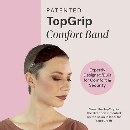 No-Slip TopGrip Comfort Band for Securing Wigs and Toppers