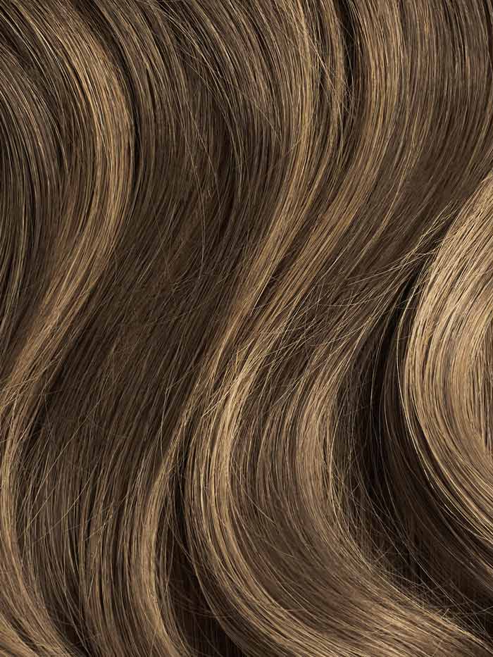 100% Human Hair Halo Extensions - Ash Brown Balayage