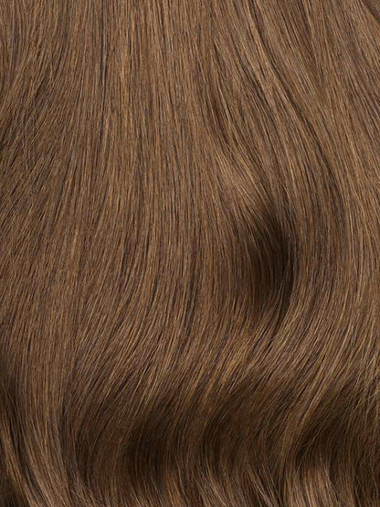 100% Human Hair Halo Extensions - Chestnut Brown