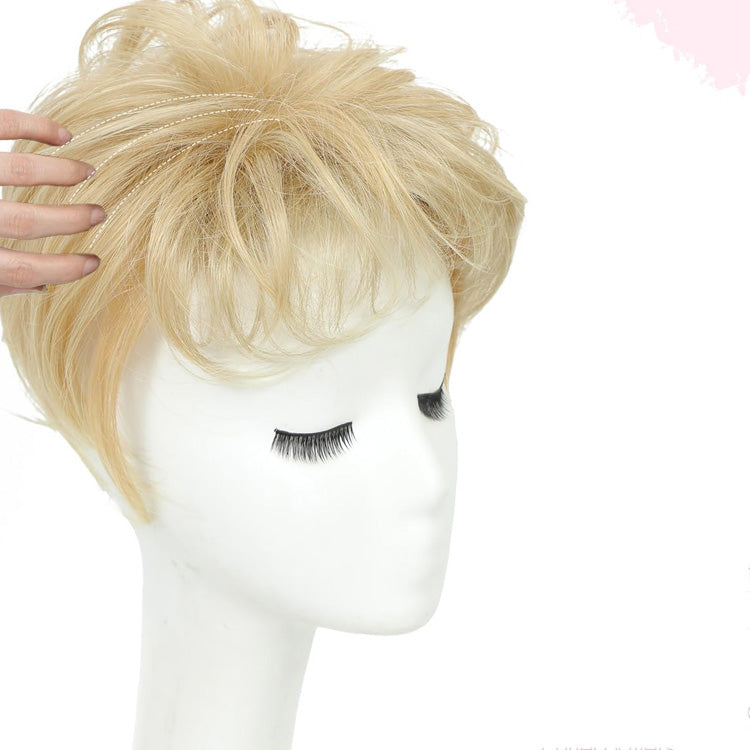 Hot Sale 🔥 Summer Breathable Lace Base Natural Short Remy Hair Topper