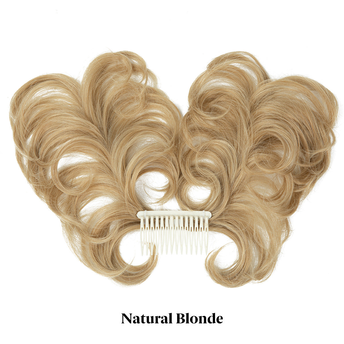 Effortless Elegance Side Comb Clip in Hair Bun Messy Bun Adjustable Styles