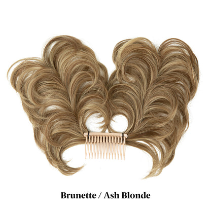 Effortless Elegance Side Comb Clip in Hair Bun Messy Bun Adjustable Styles