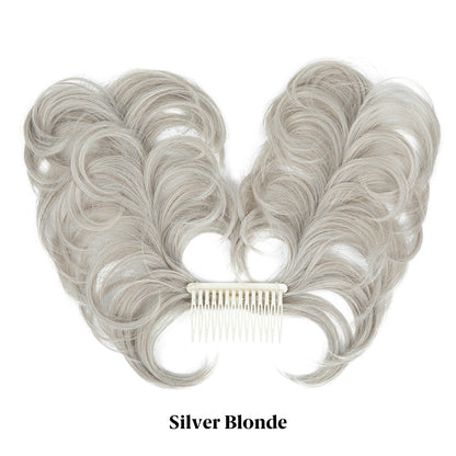 Effortless Elegance Side Comb Clip in Hair Bun Messy Bun Adjustable Styles