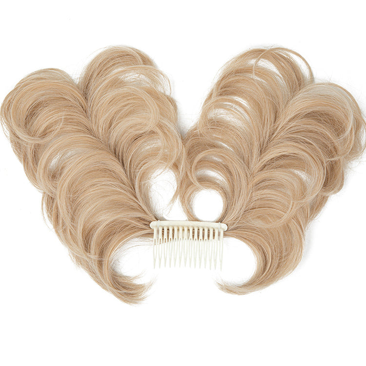 Effortless Elegance Side Comb Clip in Hair Bun Messy Bun Adjustable Styles