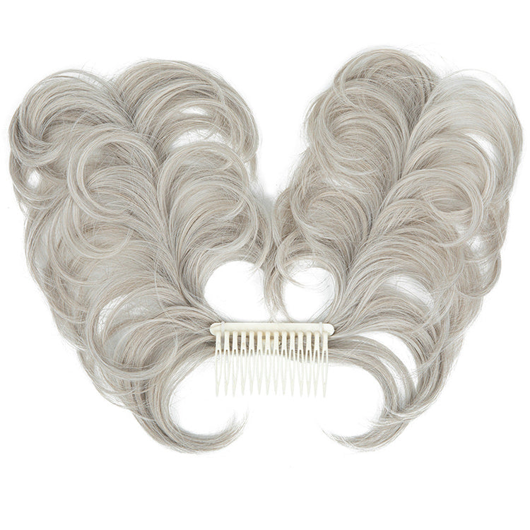 Effortless Elegance Side Comb Clip in Hair Bun Messy Bun Adjustable Styles