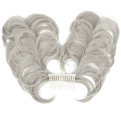 Effortless Elegance Side Comb Clip in Hair Bun Messy Bun Adjustable Styles