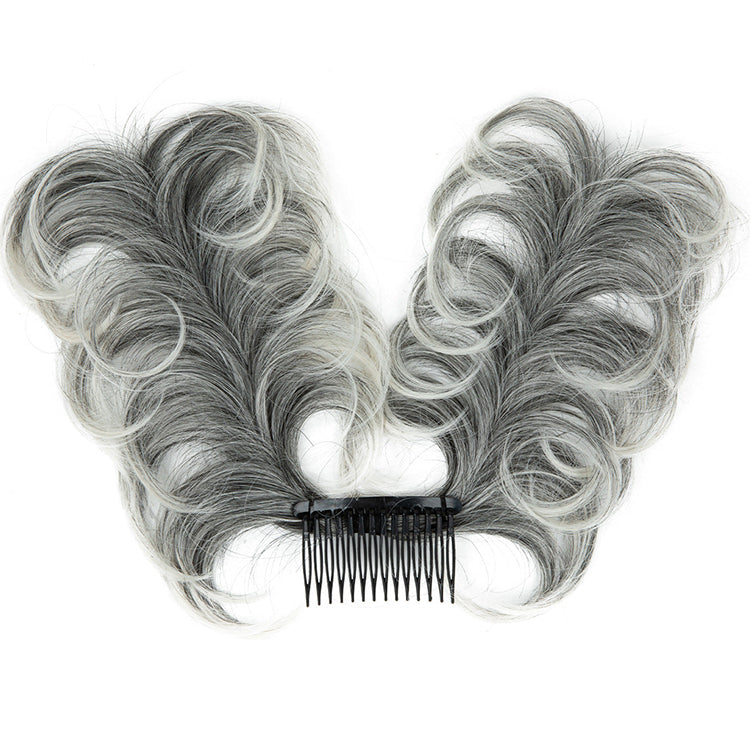 Effortless Elegance Side Comb Clip in Hair Bun Messy Bun Adjustable Styles