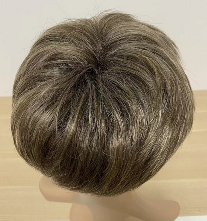 Breathable&Natural Short Hair Topper For Women With Thinning Hair