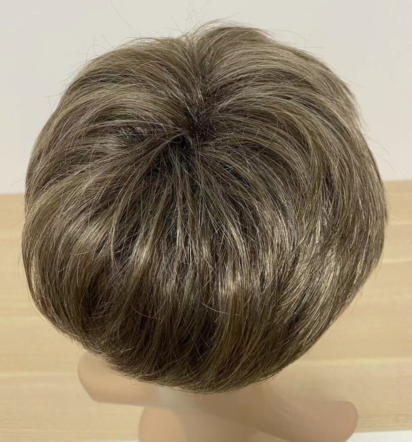 High-quality  Breathable&Natural Short Hair Topper For Women With Thinning Hair