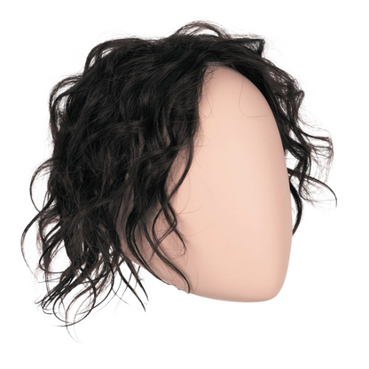 Brown Lace Base Wavy Human Hair Topper for Women