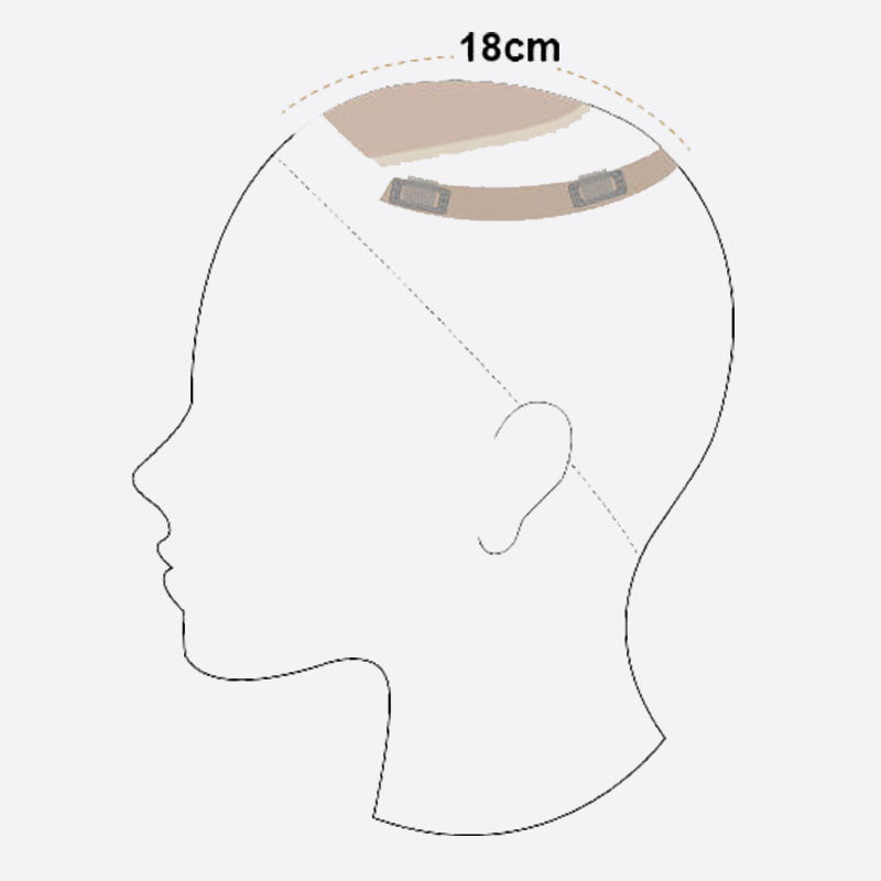 Natural Hair Topper – Seamless Crown Coverage for Thinning Hair & Instant Volume Booster