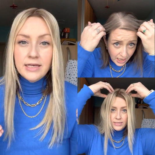 2025 Hot Sale Straight Clip in Hair Topper Without Bangs