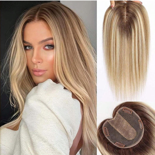 2025 New Lightweight&Breathable Straight Hair Topper For Women With Thinning Hair