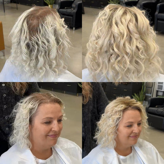 High&Quality Curly Hair Toppers for Women with Thinning Hair ,Change your hairstyle in a minute