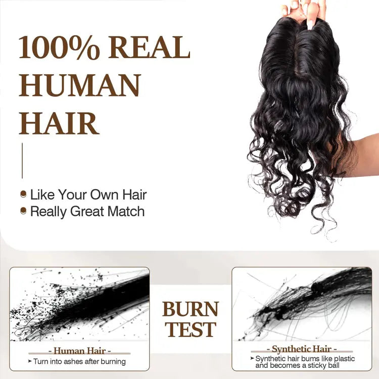 Sohaila Sarbaz--Premium Curly Mono Base Hair Toppers Human Hair for Women VIVACROWN