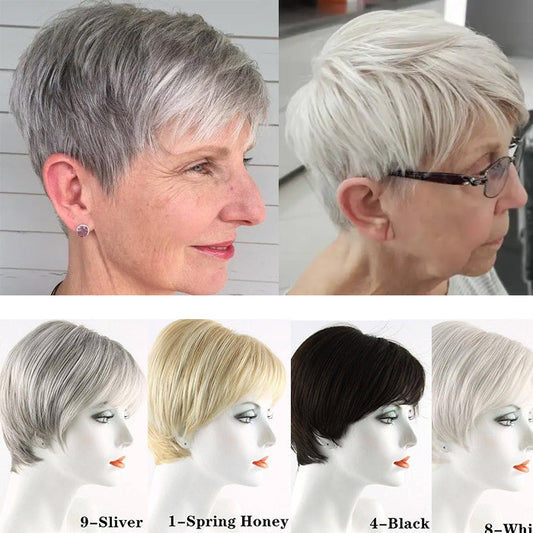 Nice Short Wiglets Hair Pieces for Women with Thinning and Fine Hair