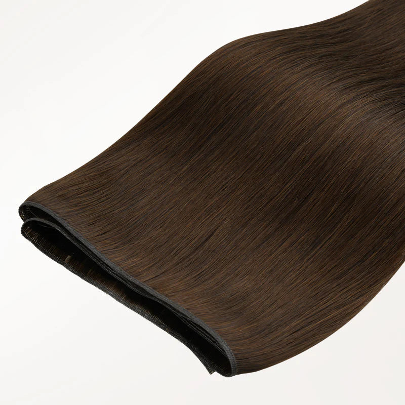 100% Human Hair Extensions Invisible Genius Weft ( #Red2 )
