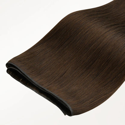 100% Human Hair Extensions Invisible Genius Weft ( #Red2 )