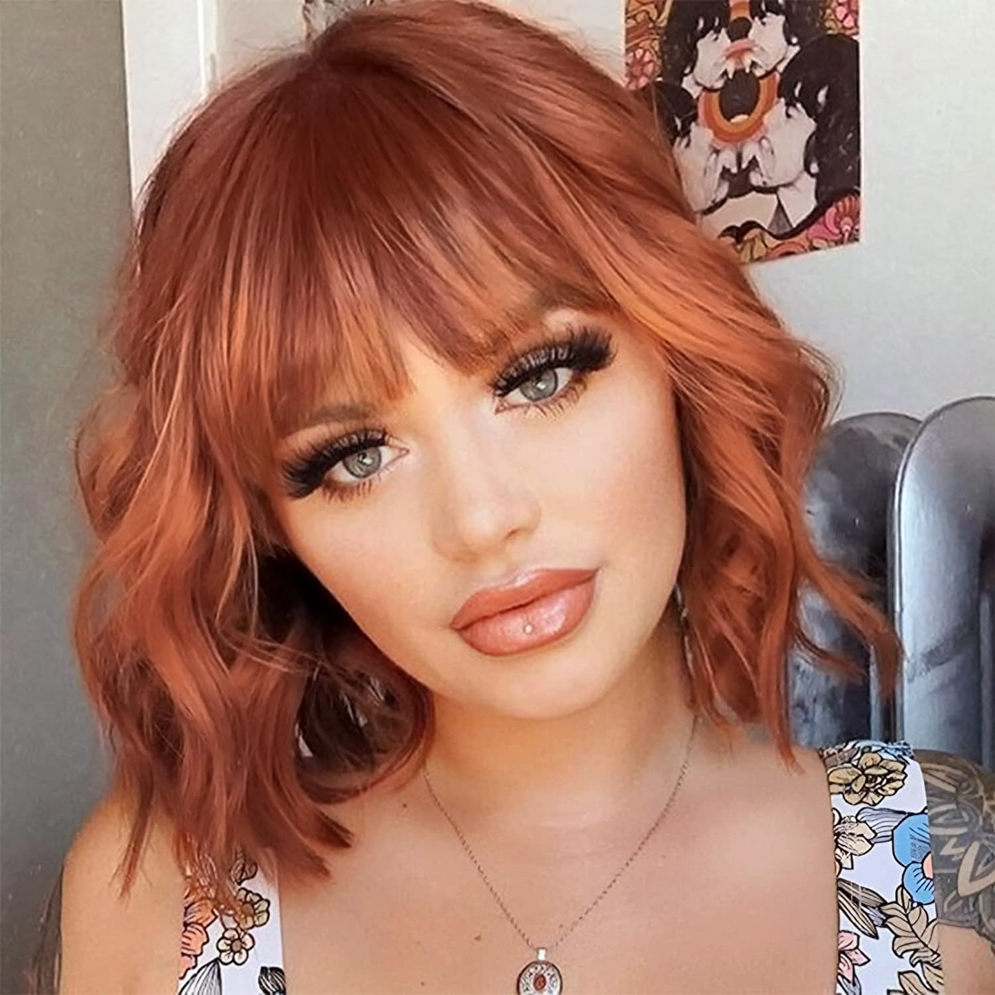 Hot Sale Premium Wavy Hair Topper With Bangs for Thinning Hair – Natural Looking Voluminous Human Hair
