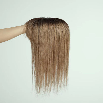Breathable High Quality Hair Topper with Bangs for Women