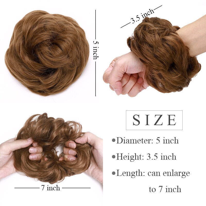 Messy Bun Hair Scrunchies Extensions Hair Piece for Women