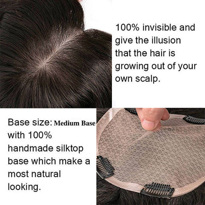 Luxury Curly Hair Toppers for Women with Thinning Hair