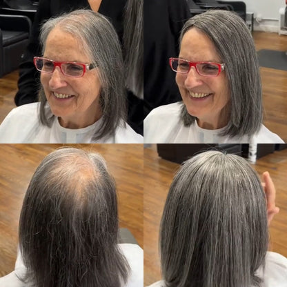 Premium Straight Hair Topper For Women With Thinning Hair-Add Instant Volume And Coverage