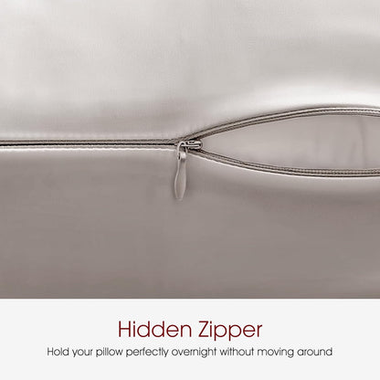 100% Silk Pillow Cases 2 Pack Silk Pillowcase for Hair and Skin Set of 2 Highest Grade 6A Silk Soft Breathable