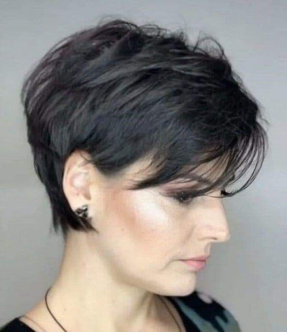 Summer Breathable Short Hair Topper for Thinning Hair