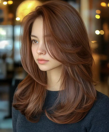 Summer Breathable Natural Straight Hair Topper For Women With Thinning Hair