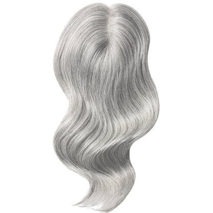 Mid-length Wavy Human Hair Topper for Thinning Hair