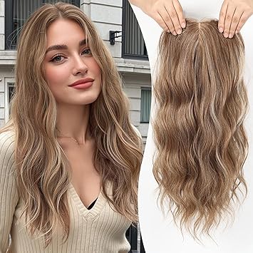 Premium Wavy Hair Topper for Thinning Hair – Natural Looking Voluminous Human Hair
