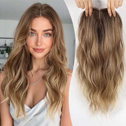 Hot Sale Natural Wave Hair Topper for Thinning Hair - Ultra Comfort Wear