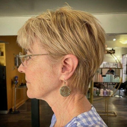 Premium Short Hair Topper for Thinning Hair – Instant Volume Boost